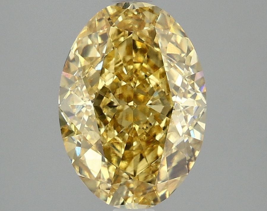 Loose Diamond - OVAL 3.06ct Fancy Vivid Yellow VS2: Loose Diamond - OVAL 3.06ct Fancy Vivid Yellow VS2 Source: This is a real non-mined Diamond that has been grown in a lab Shape: OVAL Carats: 3.06 Color: Fancy Vivid Yellow Certification: IGI Video: