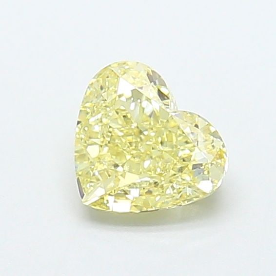 Loose Diamond - HEART 1.03ct Fancy Yellow VVS2: Loose Diamond - HEART 1.03ct Fancy Yellow VVS2 Source: This is a real non-mined Diamond that has been grown in a lab Shape: HEART Carats: 1.03 Color: Fancy Yellow Certification: IGI Video: