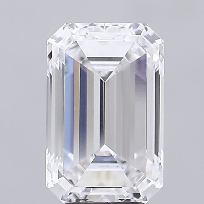 Loose Diamond - EMERALD 4.51ct D VVS2: Loose Diamond - EMERALD 4.51ct D VVS2 Source: This is a real non-mined Diamond that has been grown in a lab Shape: EMERALD Carats: 4.51 Color: D Clarity: VVS2 Certification: IGI Video: