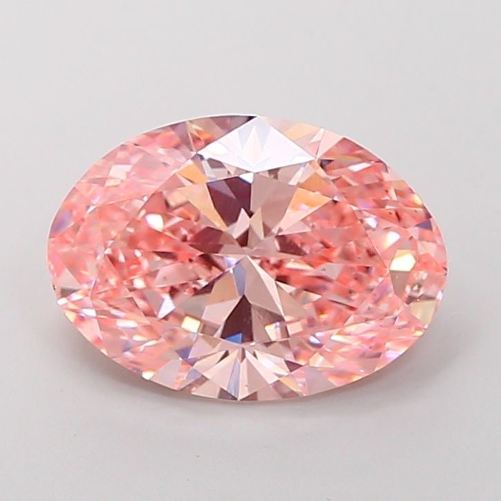 Loose Diamond - OVAL 4.0ct Fancy Vivid Pink VS2: Loose Diamond - OVAL 4.0ct Fancy Vivid Pink VS2 Source: This is a real non-mined Diamond that has been grown in a lab Shape: OVAL Carats: 4.0 Color: Fancy Vivid Pink Certification: IGI Video: