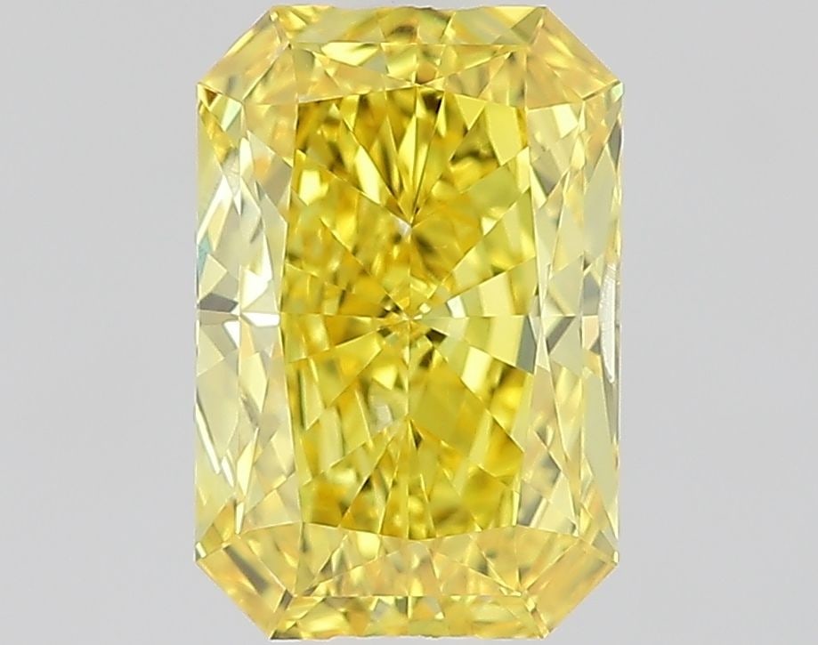 Loose Diamond - RADIANT 1.0ct Fancy Vivid Yellow SI1: Loose Diamond - RADIANT 1.0ct Fancy Vivid Yellow SI1 Source: This is a real non-mined Diamond that has been grown in a lab Shape: RADIANT Carats: 1.0 Color: Fancy Vivid Yellow Certification: IGI Video