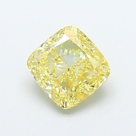 Loose Diamond - CUSHION MODIFIED 1.01ct Fancy Yellow VS1: Loose Diamond - CUSHION MODIFIED 1.01ct Fancy Yellow VS1 Source: This is a real non-mined Diamond that has been grown in a lab Shape: CUSHION MODIFIED Carats: 1.01 Color: Fancy Yellow Certification: I