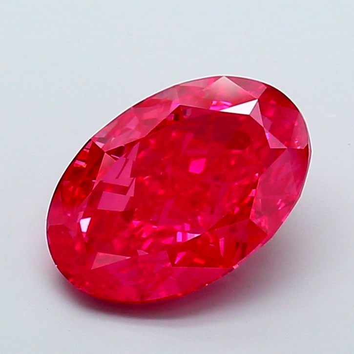Loose Diamond - OVAL 6.37ct Fancy Vivid Pink VVS2: Loose Diamond - OVAL 6.37ct Fancy Vivid Pink VVS2 Source: This is a real non-mined Diamond that has been grown in a lab Shape: OVAL Carats: 6.37 Color: Fancy Vivid Pink Certification: IGI Video: