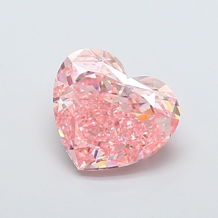 Loose Diamond - HEART 4.02ct Fancy Vivid Pink VS1: Loose Diamond - HEART 4.02ct Fancy Vivid Pink VS1 Source: This is a real non-mined Diamond that has been grown in a lab Shape: HEART Carats: 4.02 Color: Fancy Vivid Pink Certification: IGI Video: