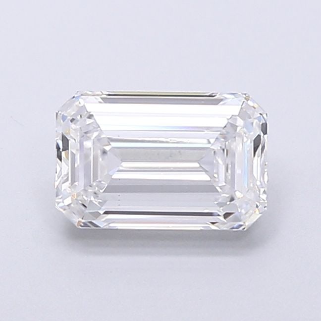 Loose Diamond - EMERALD 1.51ct E VS1: Loose Diamond - EMERALD 1.51ct E VS1 Source: This is a real non-mined Diamond that has been grown in a lab Shape: EMERALD Carats: 1.51 Color: E Clarity: VS1 Certification: IGI Video: