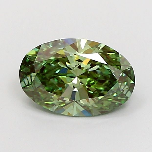 Loose Diamond - OVAL 1.59ct Fancy Vivid Green VVS2: Loose Diamond - OVAL 1.59ct Fancy Vivid Green VVS2 Source: This is a real non-mined Diamond that has been grown in a lab Shape: OVAL Carats: 1.59 Color: Fancy Vivid Green Certification: IGI Video: