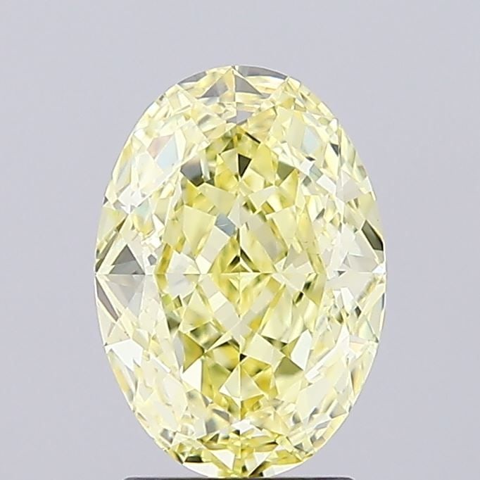 Loose Diamond - OVAL 2.12ct Fancy Intense Yellow VVS2: Loose Diamond - OVAL 2.12ct Fancy Intense Yellow VVS2 Source: This is a real non-mined Diamond that has been grown in a lab Shape: OVAL Carats: 2.12 Color: Fancy Intense Yellow Certification: IGI Vide