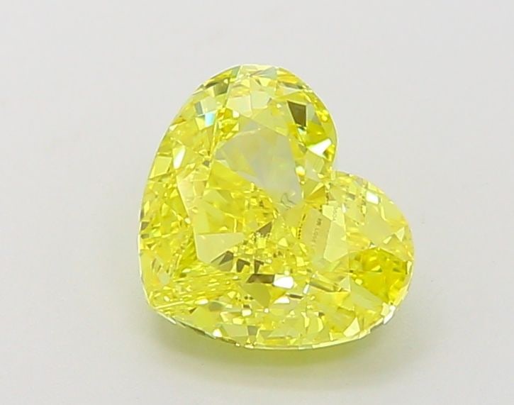 Loose Diamond - HEART 1.91ct Fancy Vivid Yellow VS1: Loose Diamond - HEART 1.91ct Fancy Vivid Yellow VS1 Source: This is a real non-mined Diamond that has been grown in a lab Shape: HEART Carats: 1.91 Color: Fancy Vivid Yellow Certification: IGI Video: