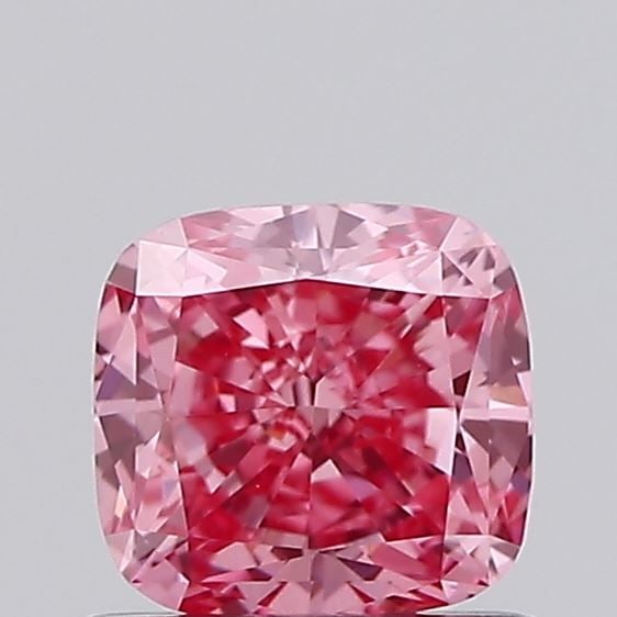 Loose Diamond - CUSHION MODIFIED 0.79ct Fancy Vivid Pink VVS2: Loose Diamond - CUSHION MODIFIED 0.79ct Fancy Vivid Pink VVS2 Source: This is a real non-mined Diamond that has been grown in a lab Shape: CUSHION MODIFIED Carats: 0.79 Color: Fancy Vivid Pink Certifi
