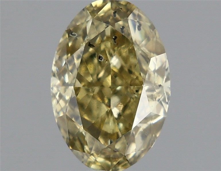 Loose Diamond - OVAL 1.43ct Fancy Intense Gray Yellow SI1: Loose Diamond - OVAL 1.43ct Fancy Intense Gray Yellow SI1 Source: This is a real non-mined Diamond that has been grown in a lab Shape: OVAL Carats: 1.43 Color: Fancy Intense Gray Yellow Certification: