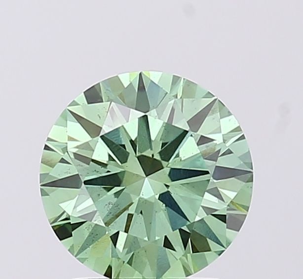 Ideal Loose Diamond - ROUND 1.5ct Fancy Vivid Green VS2: Ideal Loose Diamond - ROUND 1.5ct Fancy Vivid Green VS2 Source: This is a real non-mined Diamond that has been grown in a lab Shape: ROUND Carats: 1.5 Color: Fancy Vivid Green Certification: IGI PLEAS