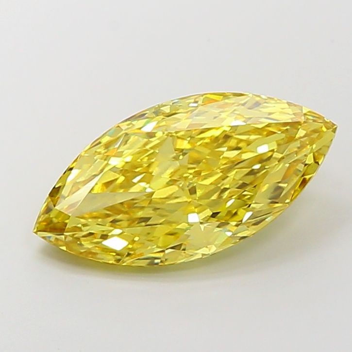 Loose Diamond - MARQUISE 5.57ct Fancy Vivid Yellow VS1: Loose Diamond - MARQUISE 5.57ct Fancy Vivid Yellow VS1 Source: This is a real non-mined Diamond that has been grown in a lab Shape: MARQUISE Carats: 5.57 Color: Fancy Vivid Yellow Certification: NONE