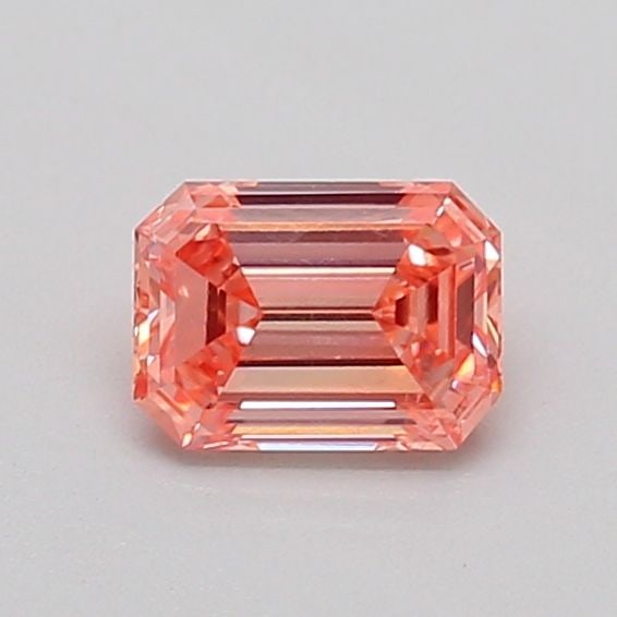 Loose Diamond - EMERALD 0.51ct Fancy Intense Pink SI2: Loose Diamond - EMERALD 0.51ct Fancy Intense Pink SI2 Source: This is a real non-mined Diamond that has been grown in a lab Shape: EMERALD Carats: 0.51 Color: Fancy Intense Pink Certification: NONE Vi