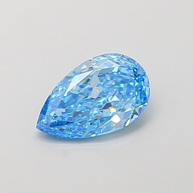 Loose Diamond - PEAR 0.88ct Fancy Vivid Blue VVS2: Loose Diamond - PEAR 0.88ct Fancy Vivid Blue VVS2 Source: This is a real non-mined Diamond that has been grown in a lab Shape: PEAR Carats: 0.88 Color: Fancy Vivid Blue Certification: IGI Video: