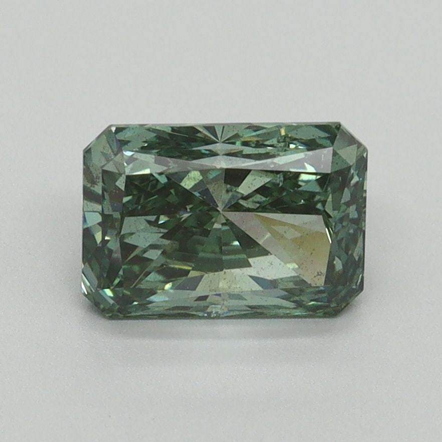 Loose Diamond - RADIANT 1.47ct Fancy Vivid Green SI1 (1 of 1)