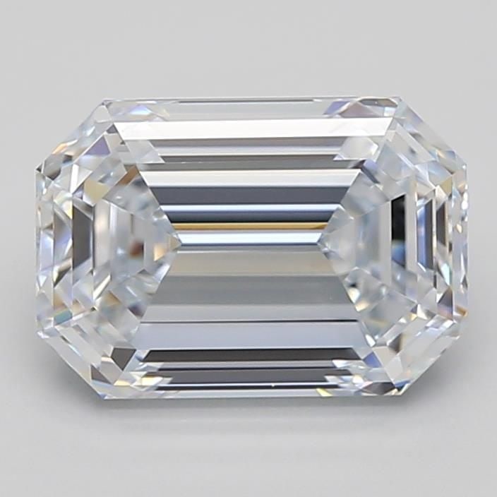 Loose Diamond - EMERALD 2.59ct F IF: Loose Diamond - EMERALD 2.59ct F IF Source: This is a real non-mined Diamond that has been grown in a lab Shape: EMERALD Carats: 2.59 Color: F Clarity: IF Certification: IGI Video: