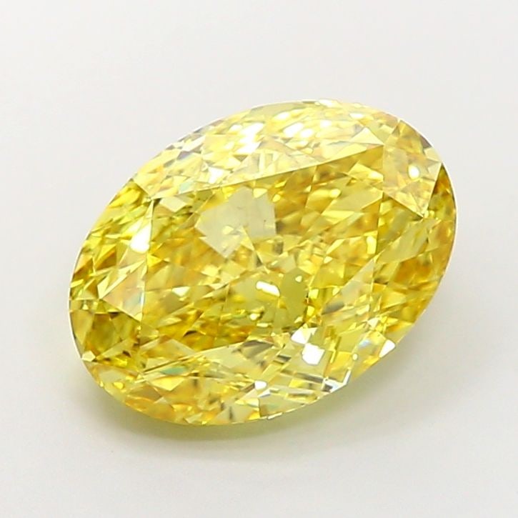 Loose Diamond - OVAL 8.05ct Fancy Vivid Yellow VS2: Loose Diamond - OVAL 8.05ct Fancy Vivid Yellow VS2 Source: This is a real non-mined Diamond that has been grown in a lab Shape: OVAL Carats: 8.05 Color: Fancy Vivid Yellow Certification: IGI Video: