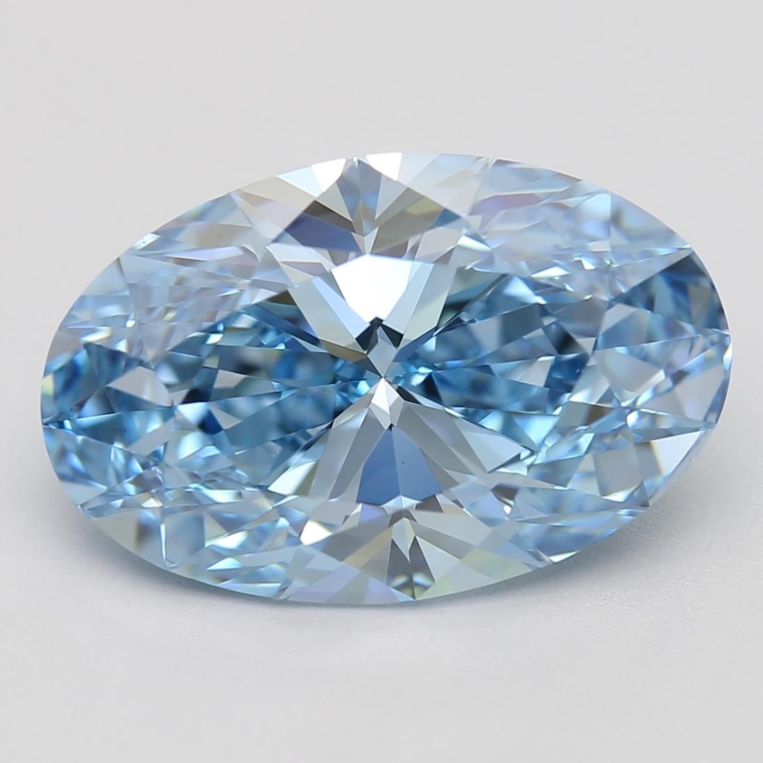Loose Diamond - OVAL 3.58ct Fancy Vivid Blue VS1: Loose Diamond - OVAL 3.58ct Fancy Vivid Blue VS1 Source: This is a real non-mined Diamond that has been grown in a lab Shape: OVAL Carats: 3.58 Color: Fancy Vivid Blue Certification: IGI Video: