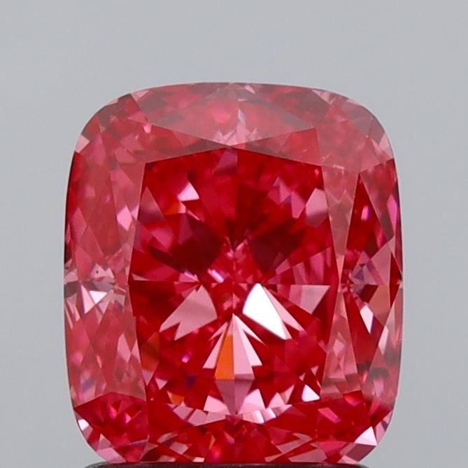 Loose Diamond - CUSHION MODIFIED 1.57ct Fancy Vivid Pink VS1: Loose Diamond - CUSHION MODIFIED 1.57ct Fancy Vivid Pink VS1 Source: This is a real non-mined Diamond that has been grown in a lab Shape: CUSHION MODIFIED Carats: 1.57 Color: Fancy Vivid Pink Certific