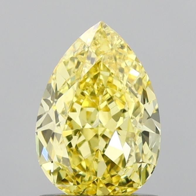 Loose Diamond - PEAR 1.15ct Fancy Vivid Yellow VS1: Loose Diamond - PEAR 1.15ct Fancy Vivid Yellow VS1 Source: This is a real non-mined Diamond that has been grown in a lab Shape: PEAR Carats: 1.15 Color: Fancy Vivid Yellow Certification: IGI Video: