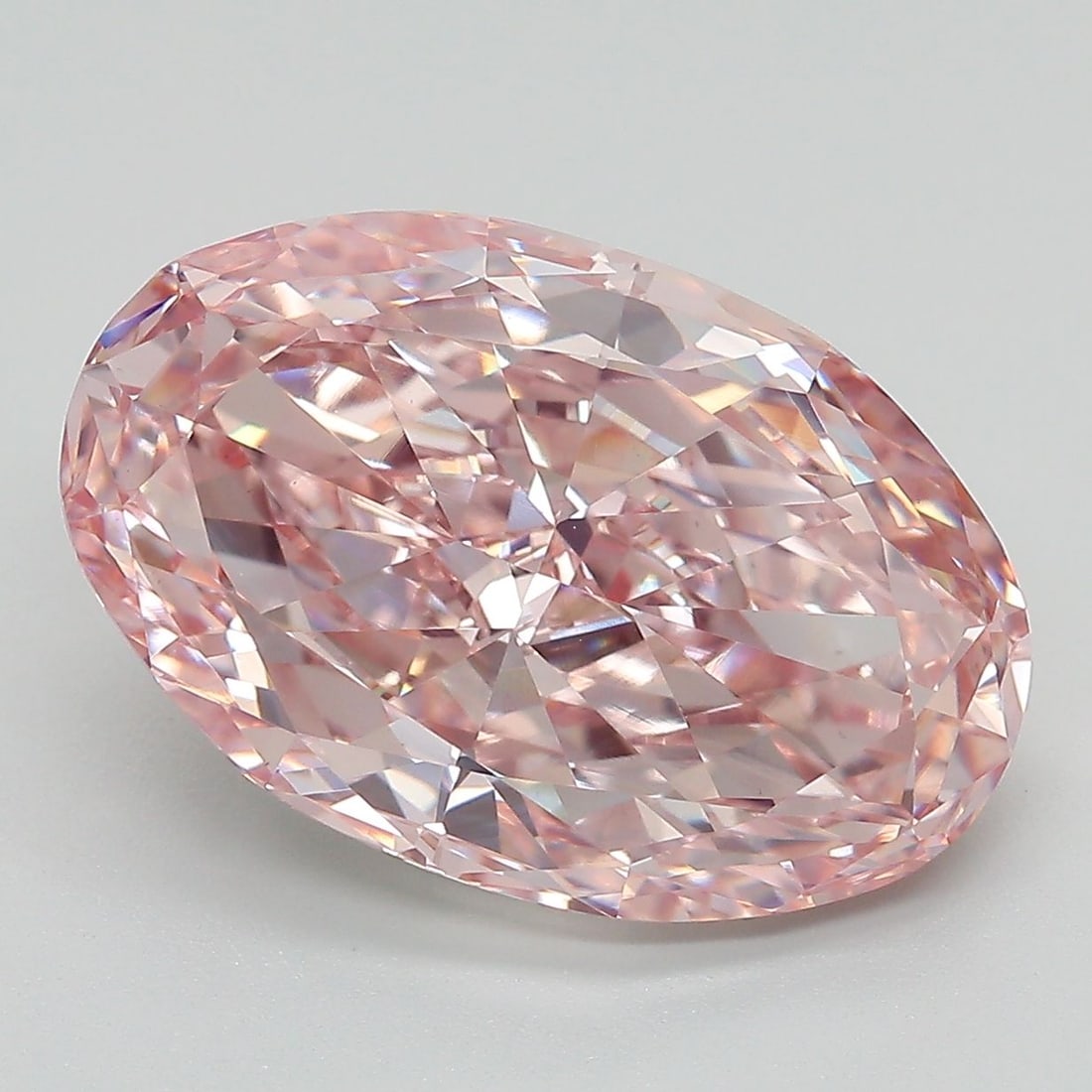 Loose Diamond - OVAL 7.12ct Fancy Intense Pink VS1: Loose Diamond - OVAL 7.12ct Fancy Intense Pink VS1 Source: This is a real non-mined Diamond that has been grown in a lab Shape: OVAL Carats: 7.12 Color: Fancy Intense Pink Certification: IGI Video:
