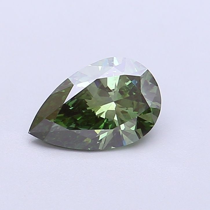 Loose Diamond - PEAR 0.8ct Fancy Vivid Green VS2: Loose Diamond - PEAR 0.8ct Fancy Vivid Green VS2 Source: This is a real non-mined Diamond that has been grown in a lab Shape: PEAR Carats: 0.8 Color: Fancy Vivid Green Certification: IGI Video: