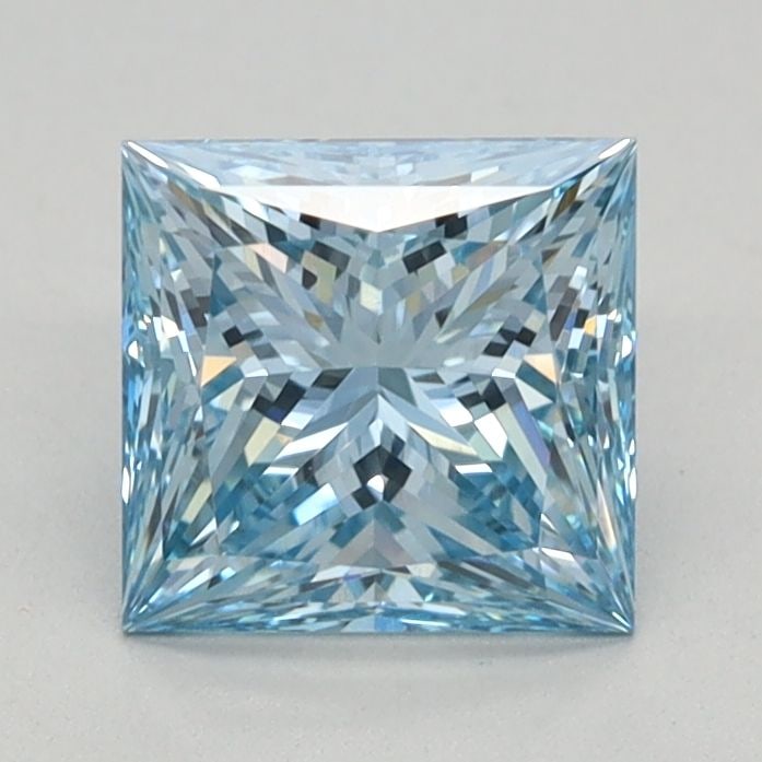 Loose Diamond - PRINCESS 0.94ct Fancy Vivid Blue VS1: Loose Diamond - PRINCESS 0.94ct Fancy Vivid Blue VS1 Source: This is a real non-mined Diamond that has been grown in a lab Shape: PRINCESS Carats: 0.94 Color: Fancy Vivid Blue Certification: IGI Video