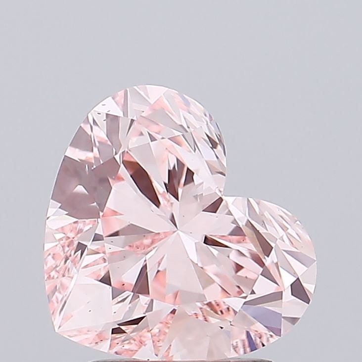 Loose Diamond - HEART 2.02ct Fancy Intense Pink VS2: Loose Diamond - HEART 2.02ct Fancy Intense Pink VS2 Source: This is a real non-mined Diamond that has been grown in a lab Shape: HEART Carats: 2.02 Color: Fancy Intense Pink Certification: IGI Video: