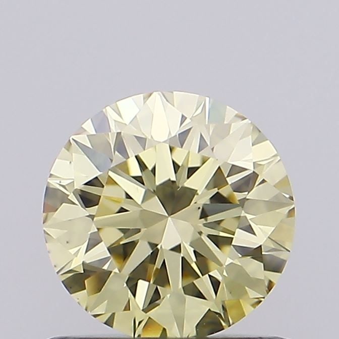 Ideal Loose Diamond - ROUND 0.54ct Fancy Yellow VS1: Ideal Loose Diamond - ROUND 0.54ct Fancy Yellow VS1 Source: This is a real non-mined Diamond that has been grown in a lab Shape: ROUND Carats: 0.54 Color: Fancy Yellow Certification: IGI Video: