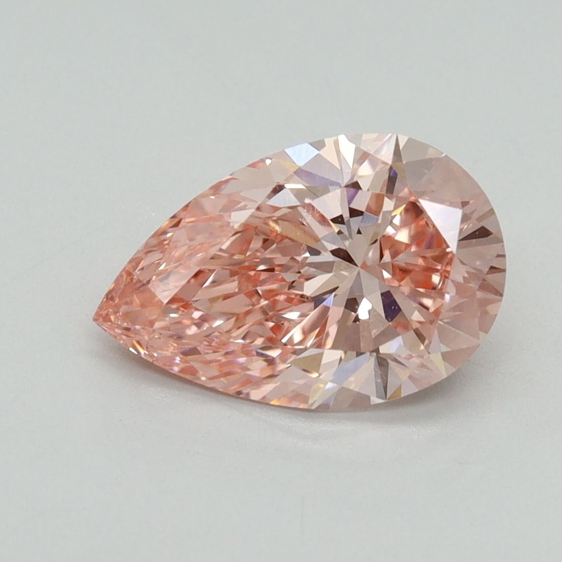 Loose Diamond - PEAR 2.01ct Fancy Vivid Pink VVS2: Loose Diamond - PEAR 2.01ct Fancy Vivid Pink VVS2 Source: This is a real non-mined Diamond that has been grown in a lab Shape: PEAR Carats: 2.01 Color: Fancy Vivid Pink Certification: IGI Video: