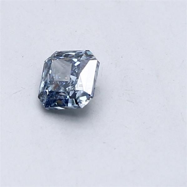 Loose Diamond - SQUARE RADIANT 0.3ct Fancy Intense Blue SI2 (1 of 1)