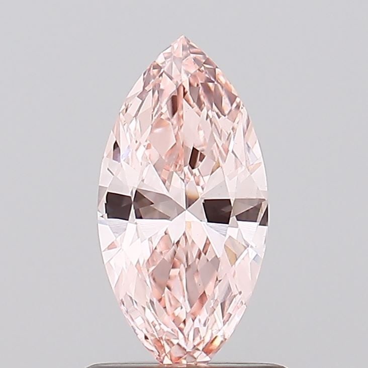 Loose Diamond - MARQUISE 0.65ct Fancy Pink VS1: Loose Diamond - MARQUISE 0.65ct Fancy Pink VS1 Source: This is a real non-mined Diamond that has been grown in a lab Shape: MARQUISE Carats: 0.65 Color: Fancy Pink Certification: NONE Video: