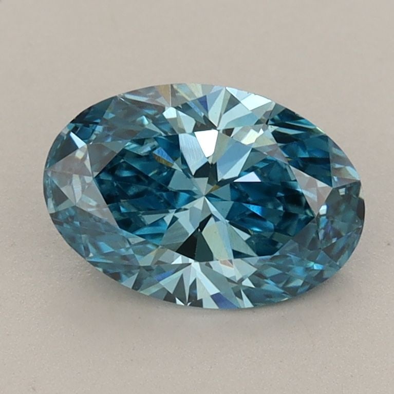 Loose Diamond - OVAL 1.17ct Fancy Vivid Blue VS1: Loose Diamond - OVAL 1.17ct Fancy Vivid Blue VS1 Source: This is a real non-mined Diamond that has been grown in a lab Shape: OVAL Carats: 1.17 Color: Fancy Vivid Blue Certification: IGI Video: