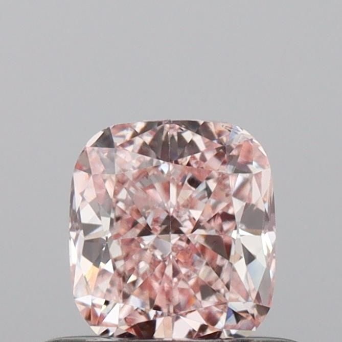 Loose Diamond - CUSHION BRILLIANT 0.49ct Fancy Light Pink VS2: Loose Diamond - CUSHION BRILLIANT 0.49ct Fancy Light Pink VS2 Source: This is a real non-mined Diamond that has been grown in a lab Shape: CUSHION BRILLIANT Carats: 0.49 Color: Fancy Light Pink Certif