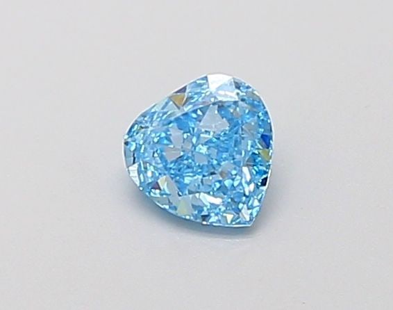 Loose Diamond - HEART 0.29ct Fancy Intense Blue VVS2: Loose Diamond - HEART 0.29ct Fancy Intense Blue VVS2 Source: This is a real non-mined Diamond that has been grown in a lab Shape: HEART Carats: 0.29 Color: Fancy Intense Blue Certification: NONE Video