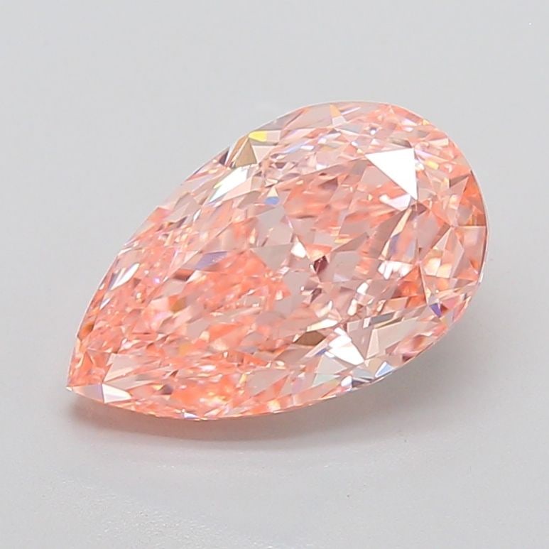 Loose Diamond - PEAR 5.3ct Fancy Vivid Pink VVS2 (1 of 1)