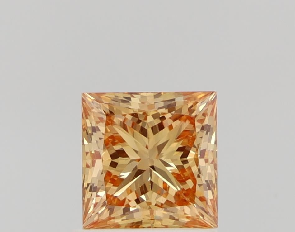 Loose Diamond - PRINCESS 1.13ct Fancy Orange VVS2: Loose Diamond - PRINCESS 1.13ct Fancy Orange VVS2 Source: This is a real non-mined Diamond that has been grown in a lab Shape: PRINCESS Carats: 1.13 Color: Fancy Orange Certification: NONE Video: