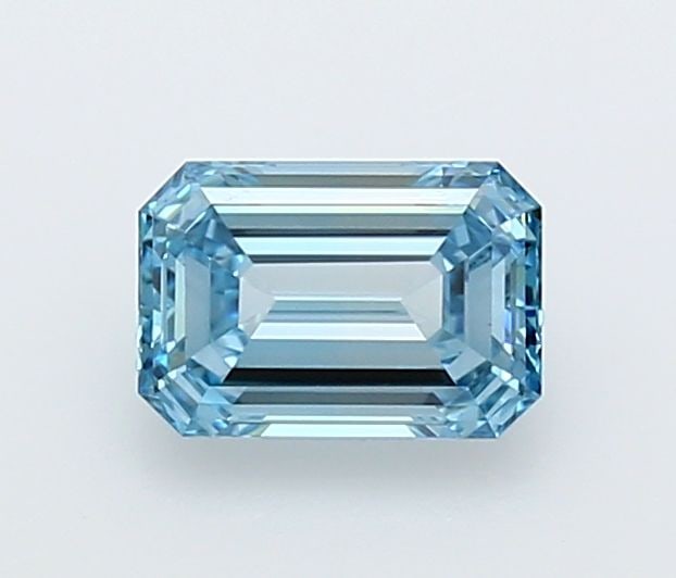 Loose Diamond - EMERALD 1.03ct Fancy Intense Blue VVS2: Loose Diamond - EMERALD 1.03ct Fancy Intense Blue VVS2 Source: This is a real non-mined Diamond that has been grown in a lab Shape: EMERALD Carats: 1.03 Color: Fancy Intense Blue Certification: IGI Vi