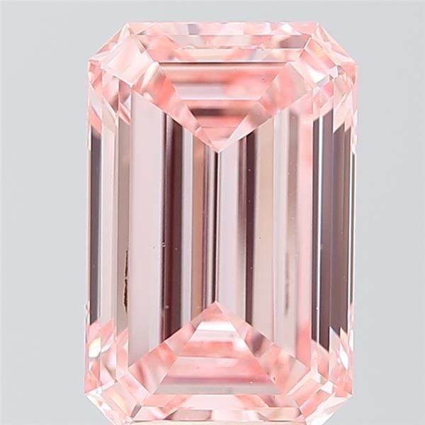 Loose Diamond - EMERALD 5.01ct Fancy Intense Pink VS1: Loose Diamond - EMERALD 5.01ct Fancy Intense Pink VS1 Source: This is a real non-mined Diamond that has been grown in a lab Shape: EMERALD Carats: 5.01 Color: Fancy Intense Pink Certification: IGI Vid