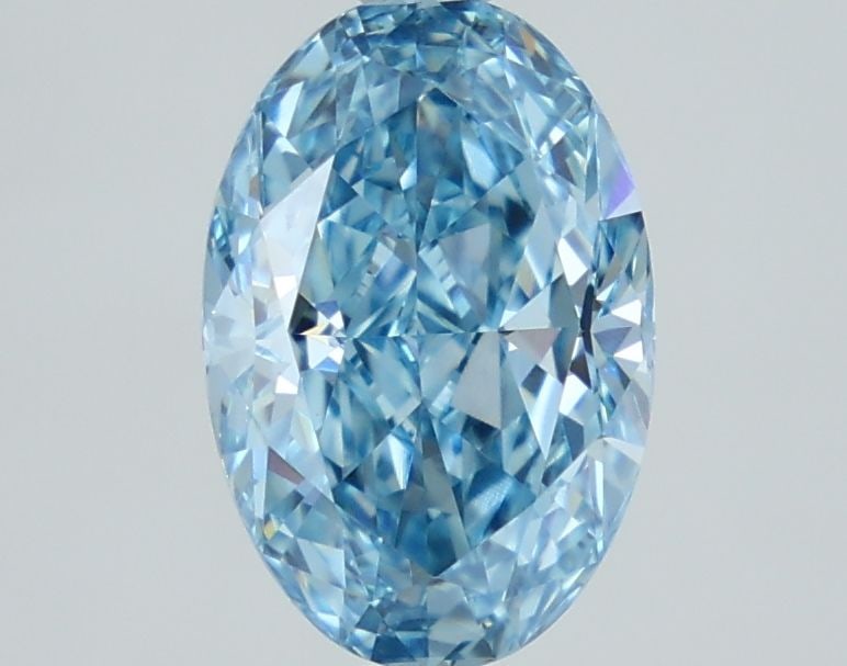 Loose Diamond - OVAL 1.88ct Fancy Vivid Blue VVS2: Loose Diamond - OVAL 1.88ct Fancy Vivid Blue VVS2 Source: This is a real non-mined Diamond that has been grown in a lab Shape: OVAL Carats: 1.88 Color: Fancy Vivid Blue Certification: IGI Video: