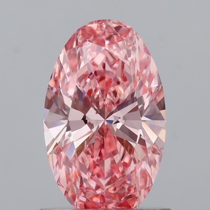 Loose Diamond - OVAL 1.04ct Fancy Vivid Pink VVS2: Loose Diamond - OVAL 1.04ct Fancy Vivid Pink VVS2 Source: This is a real non-mined Diamond that has been grown in a lab Shape: OVAL Carats: 1.04 Color: Fancy Vivid Pink Certification: IGI Video: