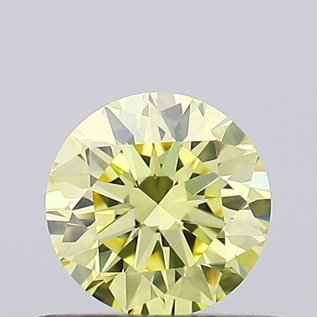 Loose Diamond - ROUND 0.5ct Fancy Intense Yellow VVS2: Loose Diamond - ROUND 0.5ct Fancy Intense Yellow VVS2 Source: This is a real non-mined Diamond that has been grown in a lab Shape: ROUND Carats: 0.5 Color: Fancy Intense Yellow Certification: IGI Vide