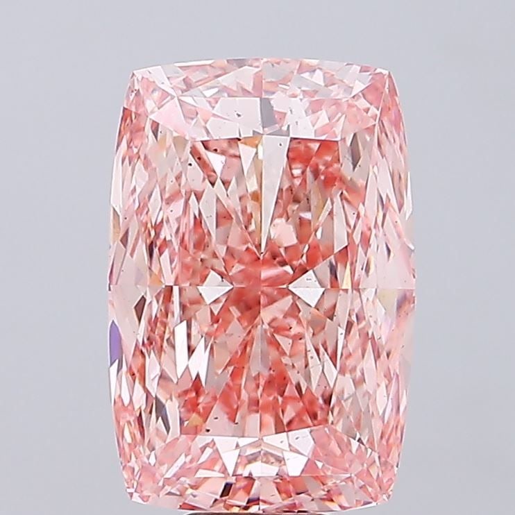 Loose Diamond - CUSHION MODIFIED 15.12ct Fancy Vivid Pink VS2: Loose Diamond - CUSHION MODIFIED 15.12ct Fancy Vivid Pink VS2 Source: This is a real non-mined Diamond that has been grown in a lab Shape: CUSHION MODIFIED Carats: 15.12 Color: Fancy Vivid Pink Certif