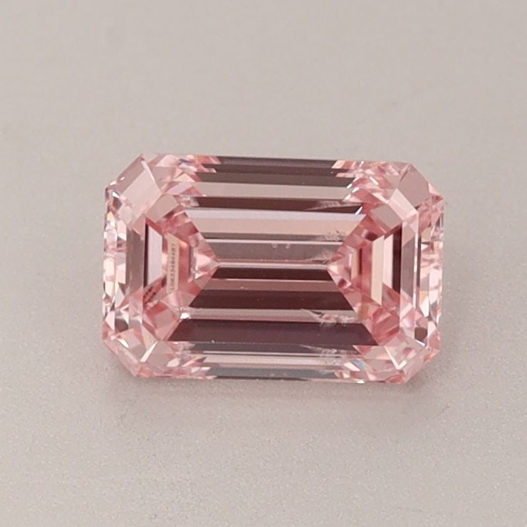 Loose Diamond - EMERALD 0.88ct Fancy Intense Pink SI1: Loose Diamond - EMERALD 0.88ct Fancy Intense Pink SI1 Source: This is a real non-mined Diamond that has been grown in a lab Shape: EMERALD Carats: 0.88 Color: Fancy Intense Pink Certification: IGI Vid