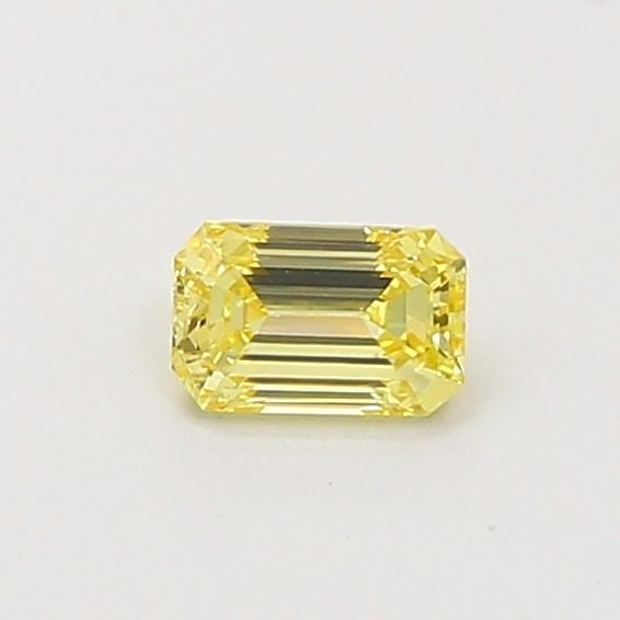 Loose Diamond - EMERALD 0.3ct Fancy Intense Yellow VS1: Loose Diamond - EMERALD 0.3ct Fancy Intense Yellow VS1 Source: This is a real non-mined Diamond that has been grown in a lab Shape: EMERALD Carats: 0.3 Color: Fancy Intense Yellow Certification: IGI V