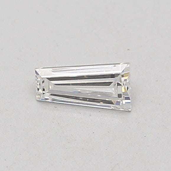 Loose Diamond - TAPERED BAGUETTE 0.24ct F VS1: Loose Diamond - TAPERED BAGUETTE 0.24ct F VS1 Source: This is a real non-mined Diamond that has been grown in a lab Shape: TAPERED BAGUETTE Carats: 0.24 Color: F Clarity: VS1 Certification: NONE Video