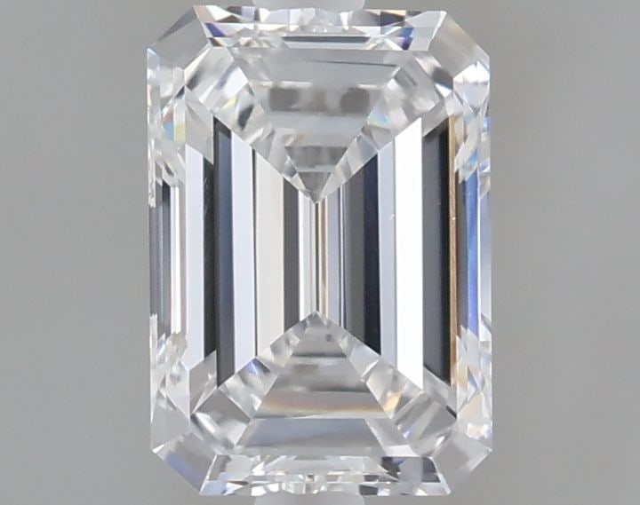 Loose Diamond - EMERALD 1.03ct E VVS2: Loose Diamond - EMERALD 1.03ct E VVS2 Source: This is a real non-mined Diamond that has been grown in a lab Shape: EMERALD Carats: 1.03 Color: E Clarity: VVS2 Certification: NONE Video: