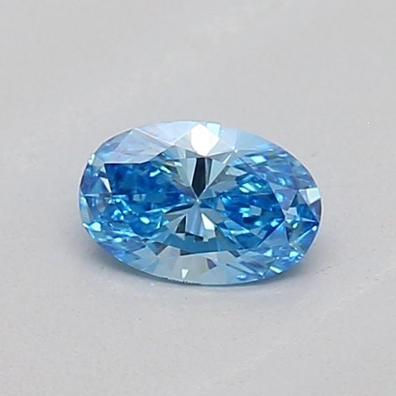 Loose Diamond - OVAL 0.16ct Fancy Vivid Blue VS1: Loose Diamond - OVAL 0.16ct Fancy Vivid Blue VS1 Source: This is a real non-mined Diamond that has been grown in a lab Shape: OVAL Carats: 0.16 Color: Fancy Vivid Blue Certification: IGI PLEASE NOTE: