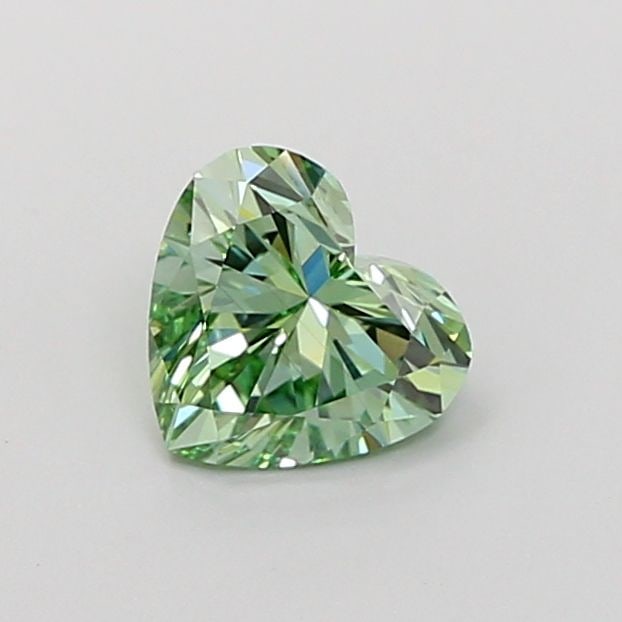 Loose Diamond - HEART 1.06ct Fancy Vivid Green VS1: Loose Diamond - HEART 1.06ct Fancy Vivid Green VS1 Source: This is a real non-mined Diamond that has been grown in a lab Shape: HEART Carats: 1.06 Color: Fancy Vivid Green Certification: IGI Video: