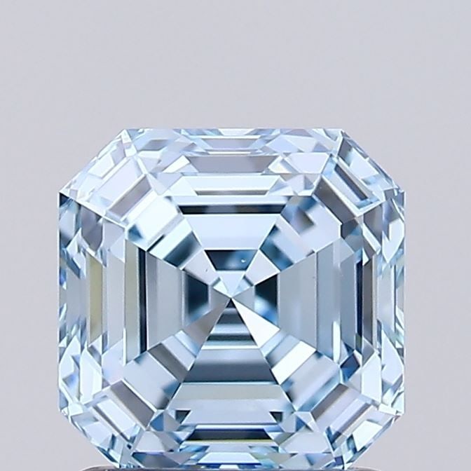 Loose Diamond - ASSCHER 1.3ct Fancy Intense Blue VS1 (1 of 1)